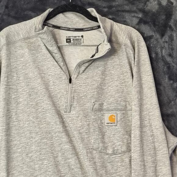 Carhartt Force Relaxed Fit Gray 2XL - Picture 2 of 7